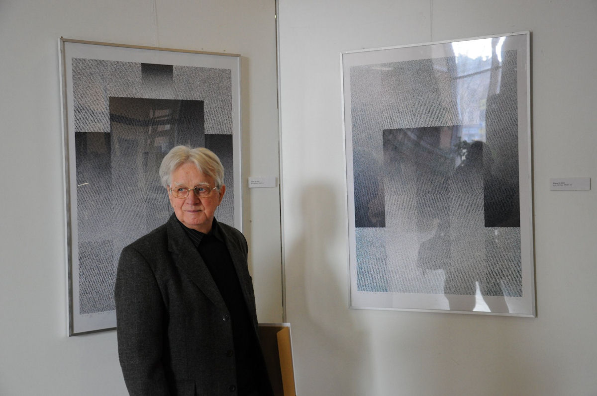 Ryszard Otręba, „Grafika”, wernisaż wystawy, Galeria Oko dla Sztuki 2, 21 marca 2012 roku (źródło: materiał prasowy)