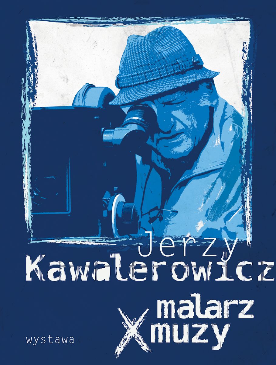 Plakat wystawy „Jerzy Kawalerowicz. Malarz X muzy w Gdyni” (źródło: materiał prasowy)