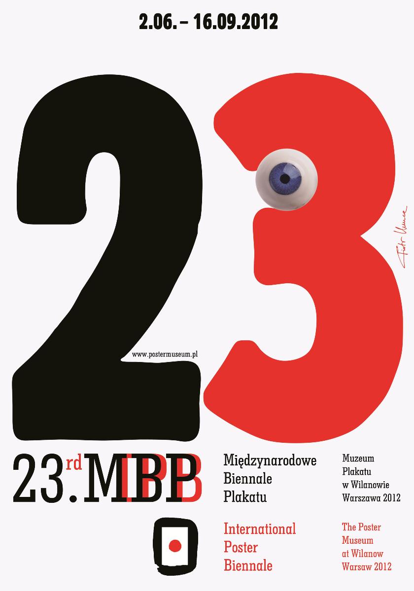 Plakat 23. Międzynarodowego Biennale Plakatu (źródło: materiały prasowe)