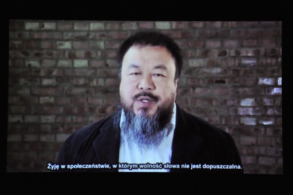 Ai Weiwei fot. Weronika Szmuc. (źródło: materiały prasowe organizatora)