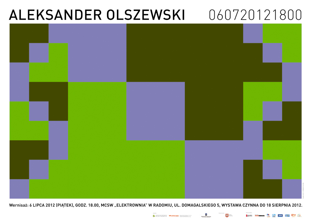 Aleksander Olszewski, plakat (źródło: materiały prasowe organizatora)