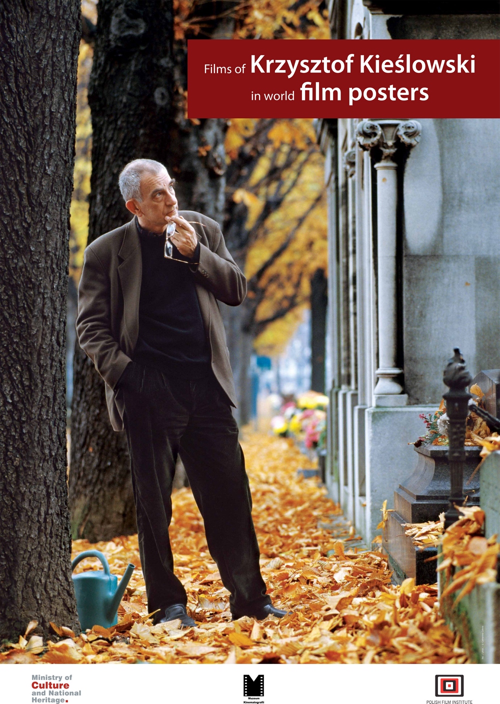 Krzysztof Kieślowski – retrospektywa i wystawa w Paryżu, plakat (źródło: materiały prasowe organizatora)