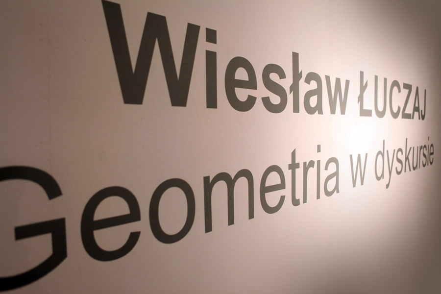 Wiesław Łuczaj, „Geometria w dyskursie”, MCSW Elektrownia w Radomiu (źródło: materiały prasowe organizatora)