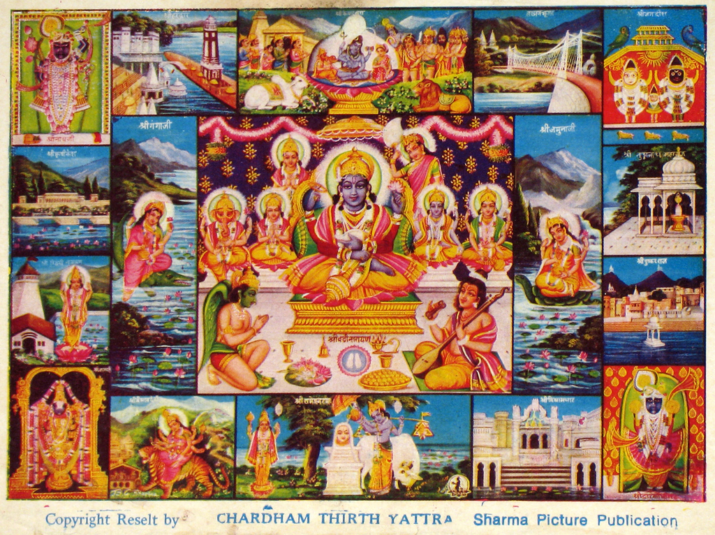 „Mapa” świętych miejsc hinduizmu, Indie, fot. E. Koprowski (źródło: zbiory PME)