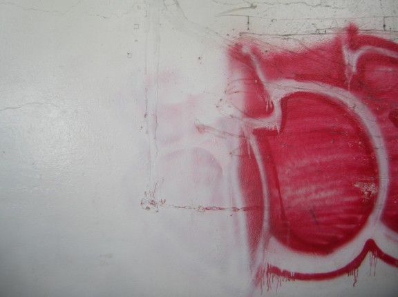 Dan Perjovschi, „Erased graffiti”, Mexico 2012 (źródło: materiał prasowy)