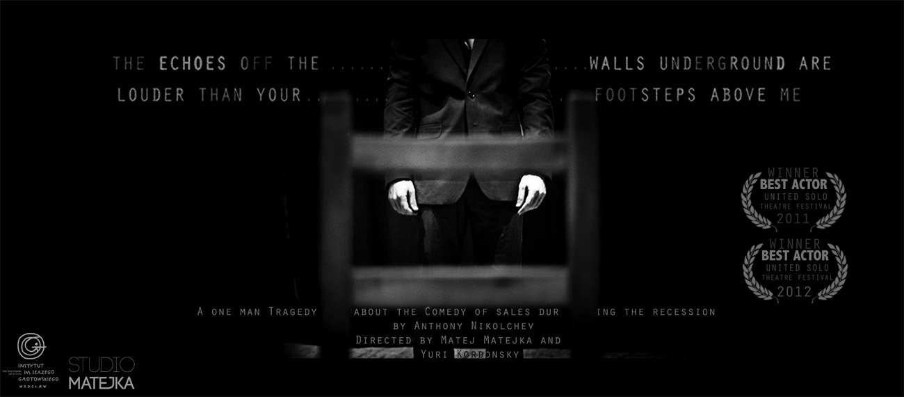 „The Echoes off the Walls Underground Are Louder Than Your Footsteps Above Me”. reż. Matej Matejka, Jurij Kordinskij – spektakl (źródło: materiał prasowe)