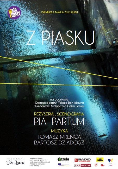 „Z piasku”, reż. Pia Partum - plakat (źródło: materiały prasowe)
