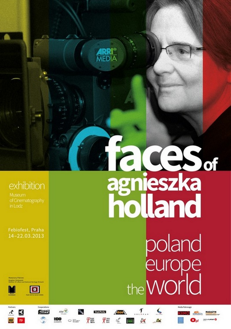 Wystawa „Polska. Europa. Świat – twarze Agnieszki Holland” w Pradze - plakat (źródło: materiały prasowe)