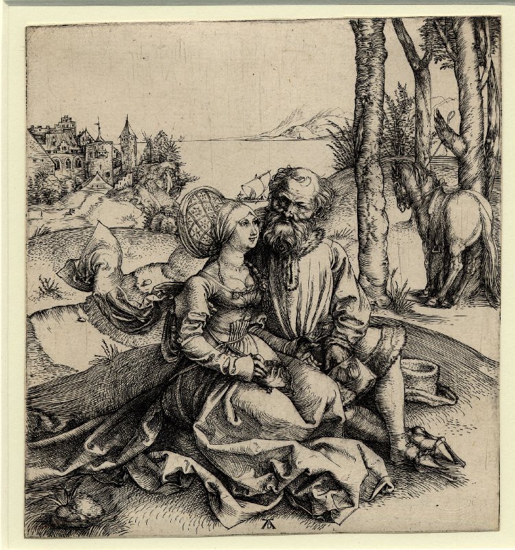 Albrecht Dürer, „Niedobrana para” (ze zbiorów Gabinetu Rycin Biblioteki Naukowej PAU i PAN w Krakowie)
