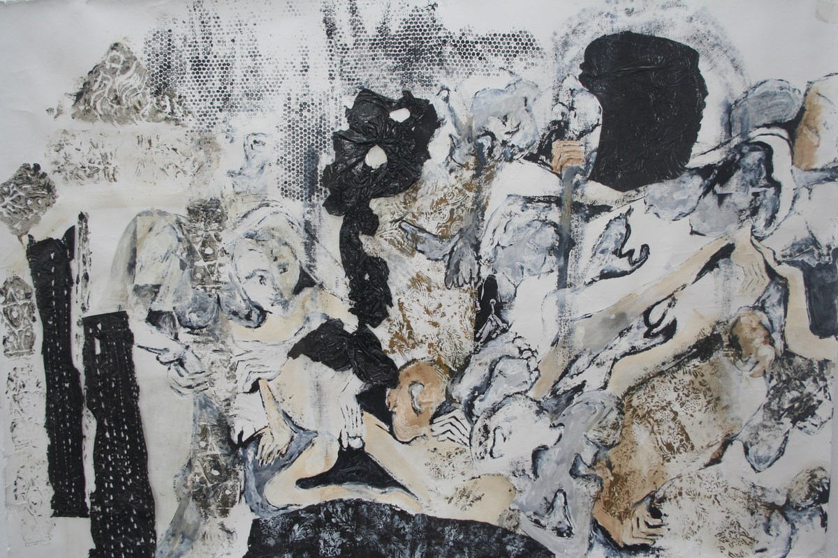 Nahrin Malki, „The destruction od humanity”, Galeria Arsenał w Poznaniu (źródło: materiały prasowe organizatora)