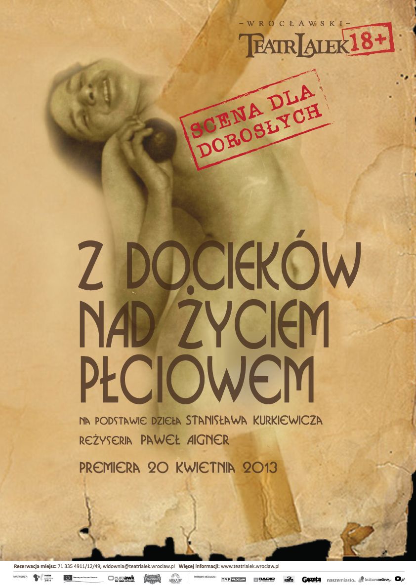 „Z docieków nad życiem płciowym”, reż. Paweł Aigner, Teatr Lalek we Wrocławiu, (źródło: materiały prasowe)