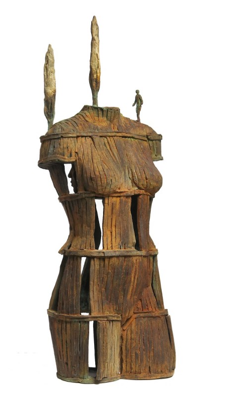 Beatrice Bizot, „Kobieta krajobraz”, 2008, brąz, 67x26x16cm, kolakcja prywatna, Tarragona (źródło: materiały prasowe organizatora)