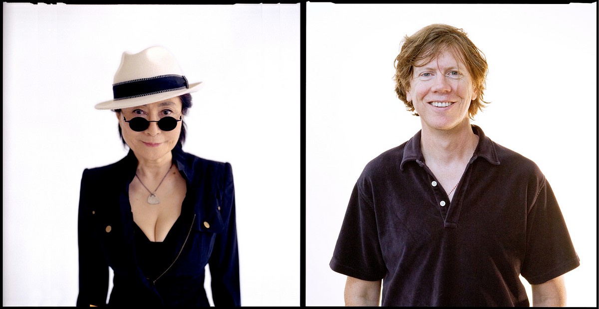 Yoko Ono i Thurston Moore (źródło: materiały prasowe Transatlantyk Festival Poznań)