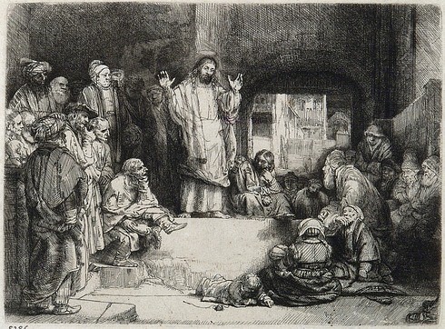Rembrandt van Rijn, „Jezus naucza”, 1652 (źródło: materiały prasowe organizatora)