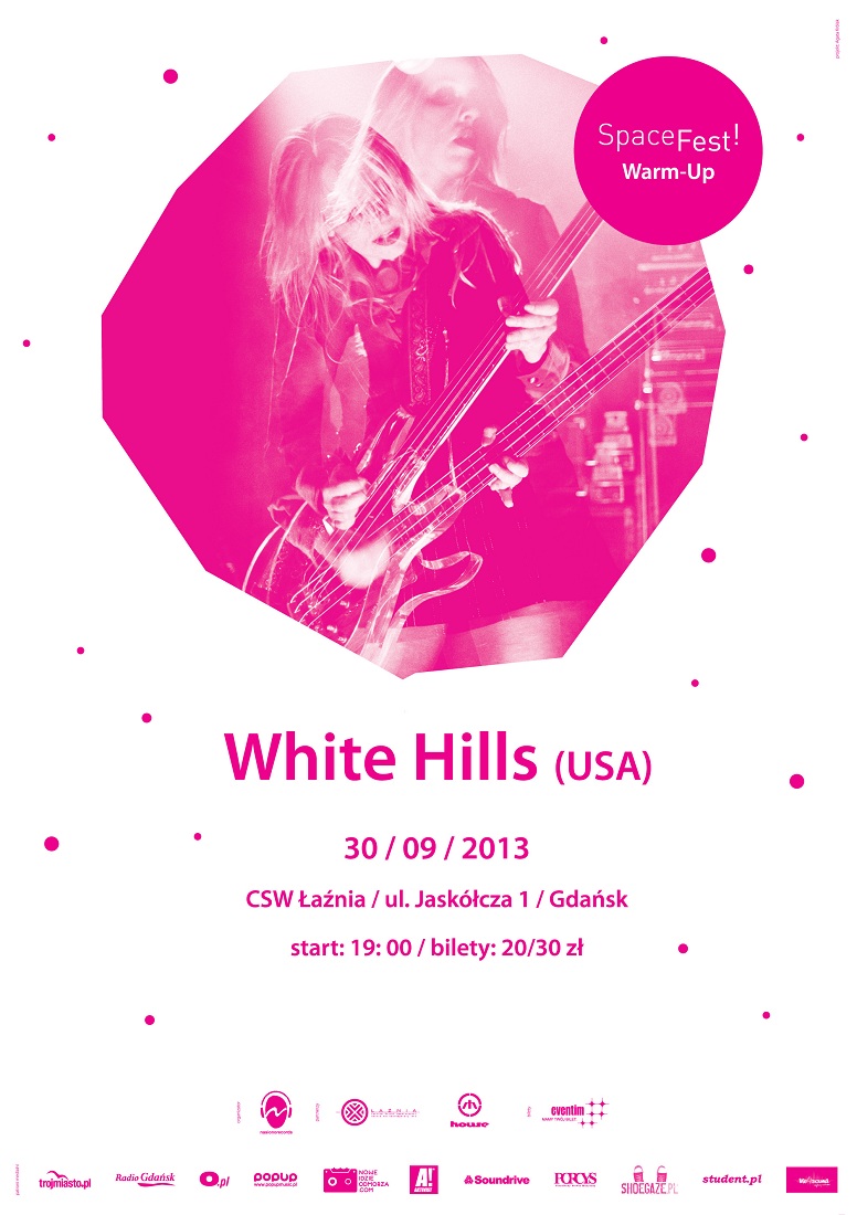 White Hills SpacFest! Warm Up, plakat (źródło: mat. organizatora)