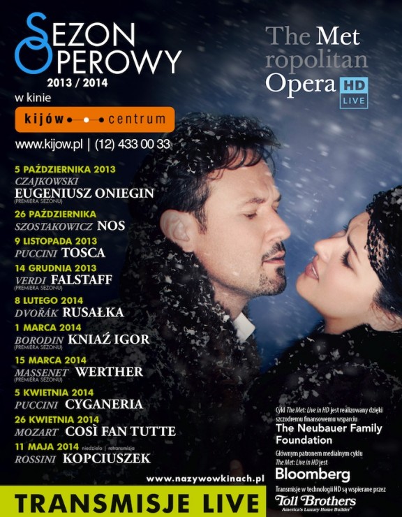 Sezon Operowy 2013/2014 w Kinie Kijów.Centrum (źródło: materiały prasowe organizatora)