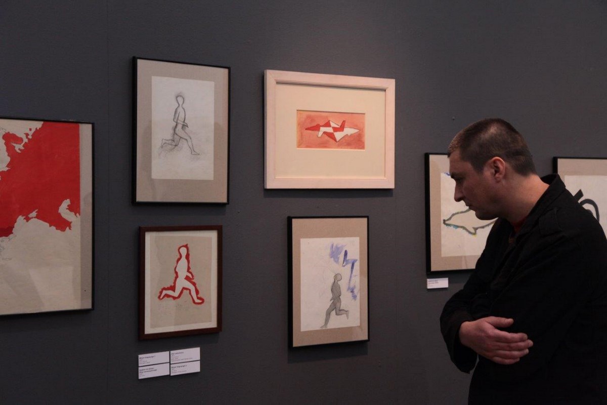 Wernisaż wystawy prac Jarosława Modzelewskiego, Salon Akademii w Warszawie, 7 października 2013 roku (źródło: materiały prasowe organizatora)