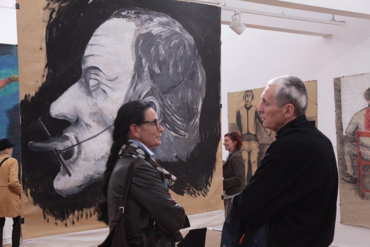 Wernisaż wystawy prac Jarosława Modzelewskiego, Salon Akademii w Warszawie, 7 października 2013 roku (źródło: materiały prasowe organizatora)