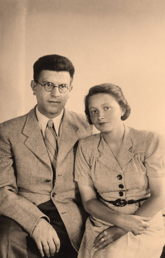 Zdjęcie ślubne Poli i Marcelego Neiderów, grudzień 1939. Fot. ze zbiorów Tomasza Najdera