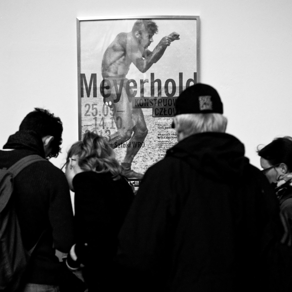 Wystawa „Meyerhold – konstruowanie człowieka”, wernisaż, Centrum Sztuki WRO we Wrocławiu, fot. Karol Jarek (źródło: materiały prasowe organizatora)