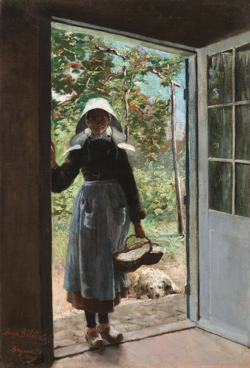 Anna Bilińska, „Bretonka na progu domu”, 1889 (źródło: materiały prasowe organizatora)