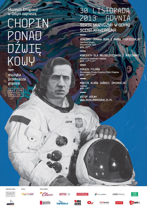 „Chopin Ponaddźwiękowy", plakat (źródło: mat. prasowe)