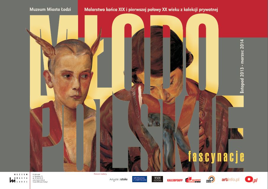 Plakat wystawy „Młodopolskie fascynacje”, Muzeum Miasta Łodzi (źródło: materiały prasowe organizatora)
