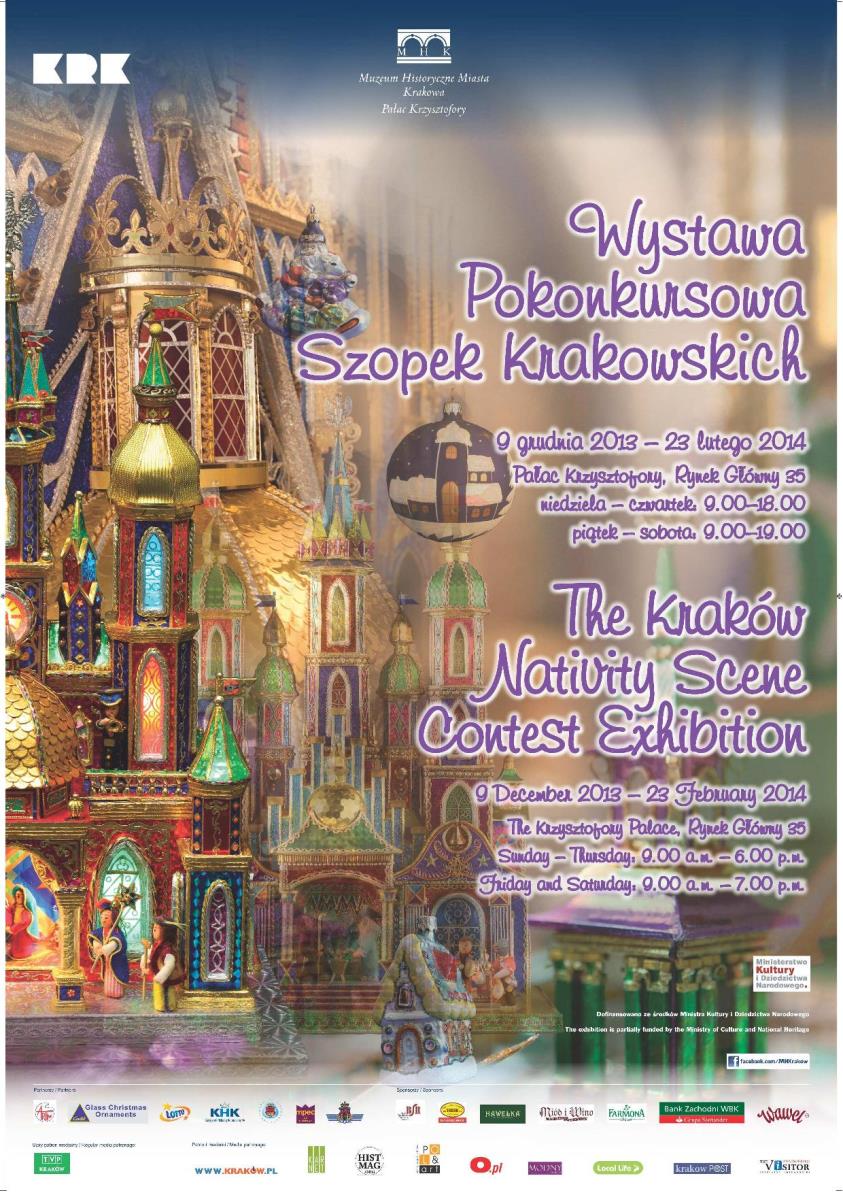 Wystawa Pokonkursowa Szopek Krakowskich – plakat (źródło: materiały prasowe)
