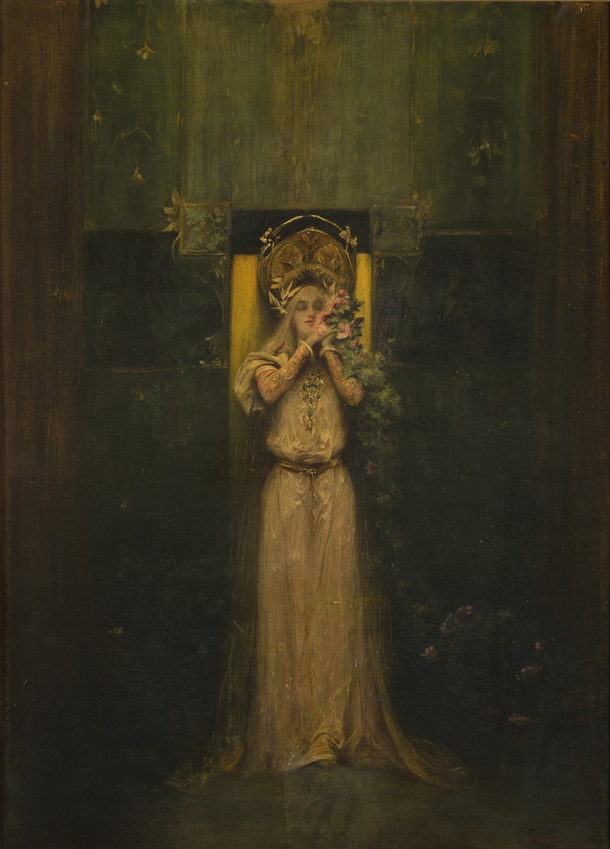 Alfons Mucha, „Flora”, 1898, olej, płótno, PROARTE, Praga (źródło: materiały prasowe organizatora)