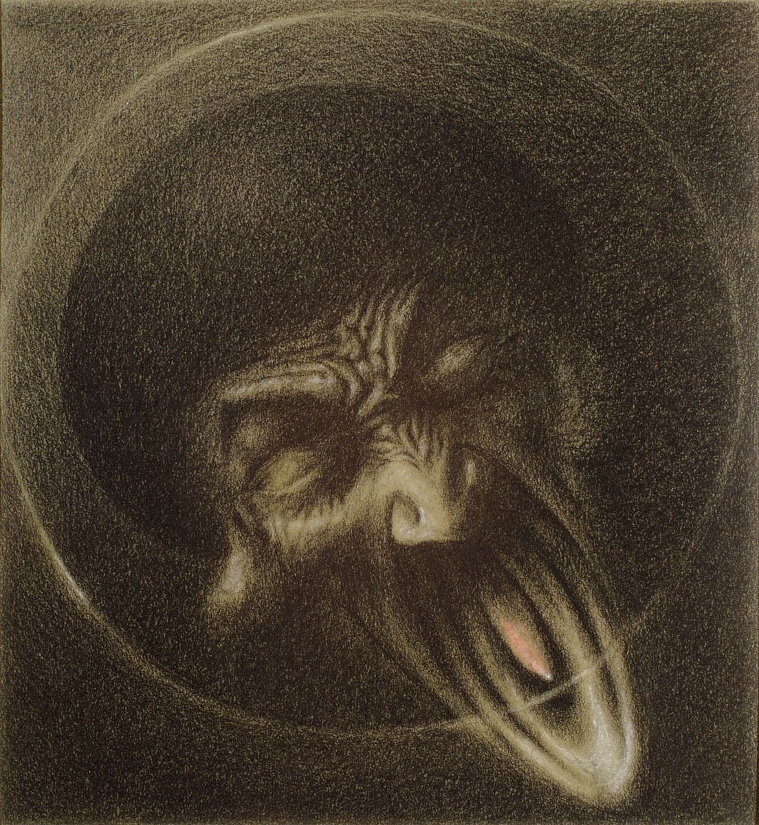 Karel Hlaváček „Wygnaniec (z cyklu Dusza Prostibolo)”, 1896–1897, pastel, papier, Muzeum Piśmiennictwa Narodowego w Pradze (źródło: materiały prasowe organizatora)