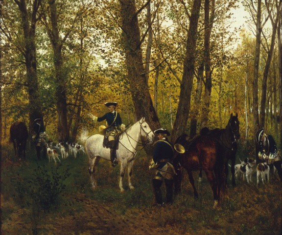 Maksymilian Gierymski, „Odpoczynek na polowaniu”, 1872, wł. Muzeum Narodowe w Warszawie; foto Krzysztof Wilczyński (źródło: materiały prasowe organizatora)