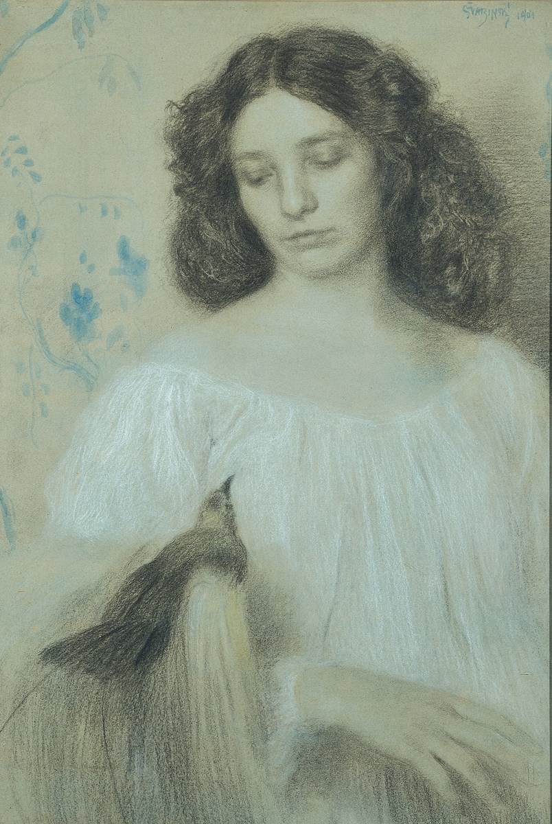 Max Švabinský, „Paradisea Apoda“, 1901, węgiel, pastel, akwarela, papier, Wschodnioczeska Galeria w Pardubicach (źródło: materiały prasowe organizatora)