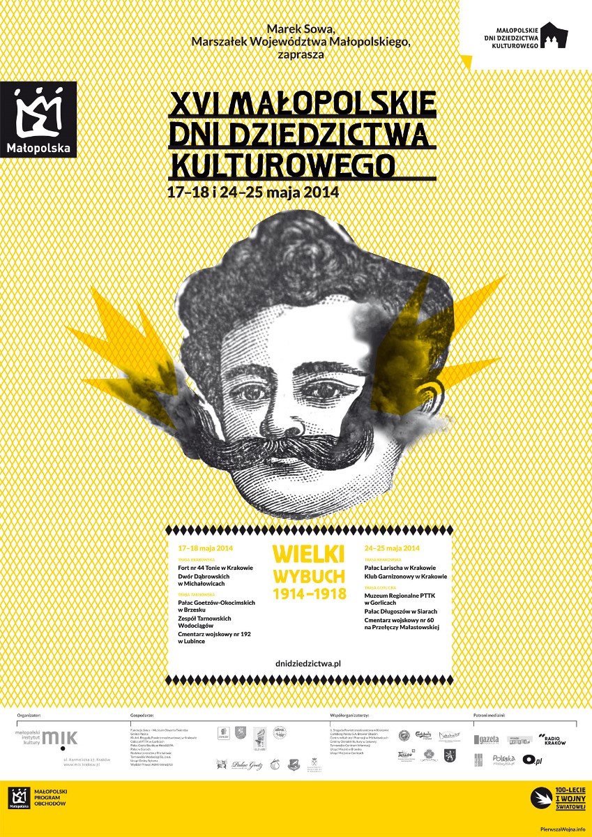 Małopolskie Dni Dziedzictwa Kulturowego – plakat (źródło: materiały prasowe)