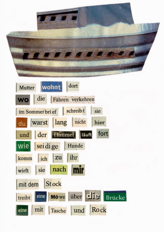 Herta Müller, „Collagen – Buchprojekt” © Carl Hanser Verlag München (źródło: materiały prasowe organizatora)