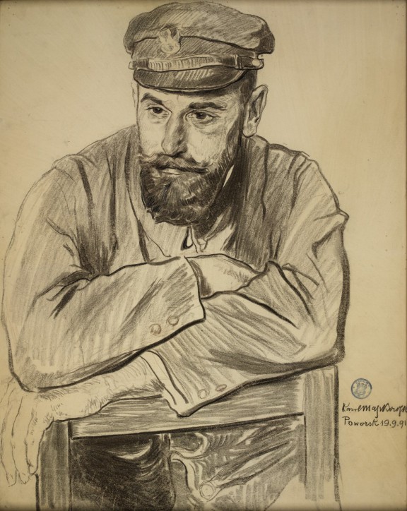Karol Maszkowski „Pułkownik Edward Rydz-Śmigły”, Wołyń 1915 (źródło: materiały prasowe)