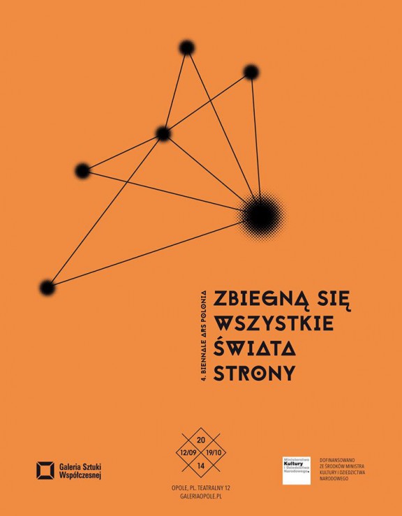 4. Biennale Ars Polonia, Galeria Sztuki Współczesnej w Opolu, plakat (źródło: materiały prasowe organizatora)