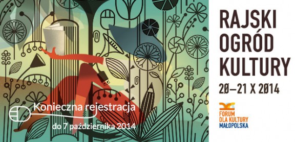 „Forum dla Kultury. Małopolska: Rajski Ogród Kultury” – logotyp (źródło: materiały prasowe) 