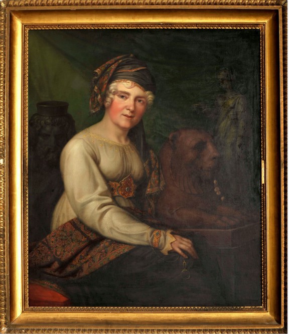 Helena Radziwiłł, Nieznany malarz polski, „Portret Izabeli z Flemmingów Czartoryskiej“, k. XVIII w., olej, płótno, zbiory Muzeum w Nieborowie i Arkadii, MNW (źródło: materiały prasowe organizatora)