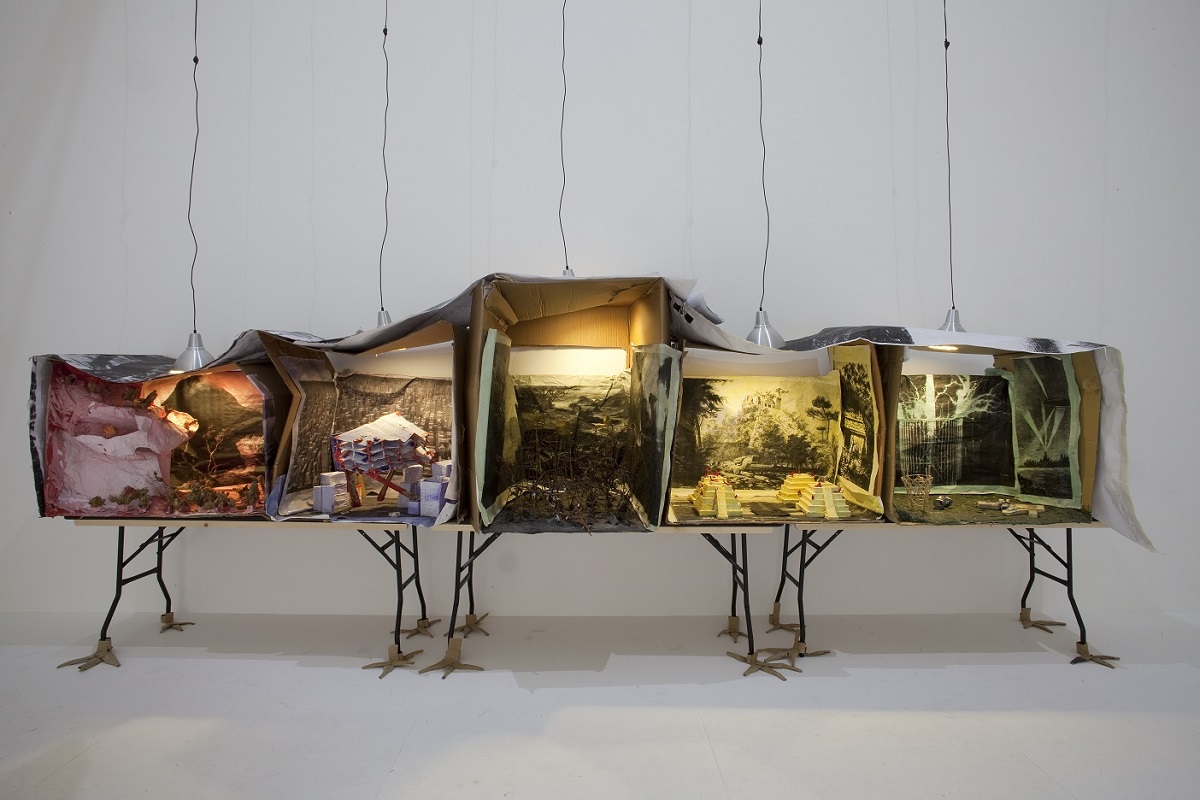 Marvin Gaye Chetwynd, „Diorama”, 2012. Widok z wystawy „Marvin Gaye Chetwynd” w Nottingham Contemporary, (źródło: materiały prasowe organizatora)