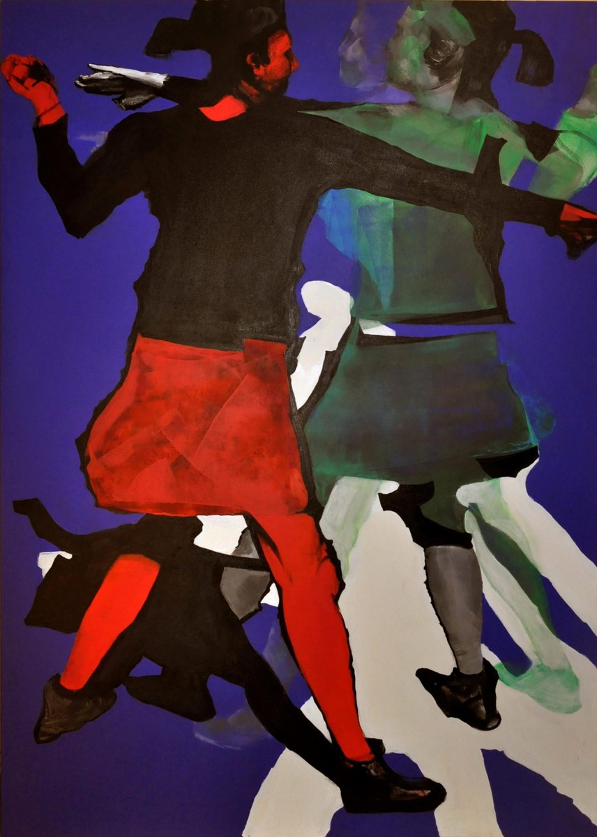 Karolina Bracławiec, „3. Jego”, 200x140 cm, akryl na płótnie, 2014 (źródło: materiały prasowe organizatora)