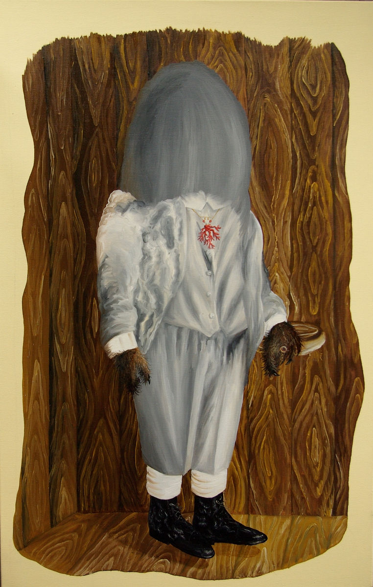 Małgorzata Wielek-Mandrela, „Chu, chu, chu w kąciku”, 110x70 cm, 2014 (źródło: materiały prasowe organizatora)
