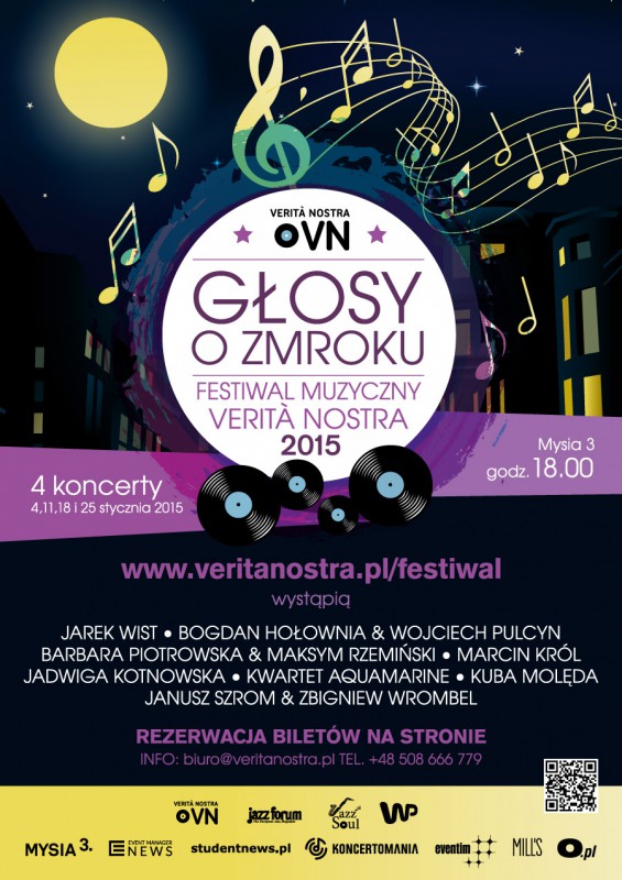 „Głosy o zmroku. Festiwal muzyczny Verità Nostra” (źródło: materiały prasowe organizatora)