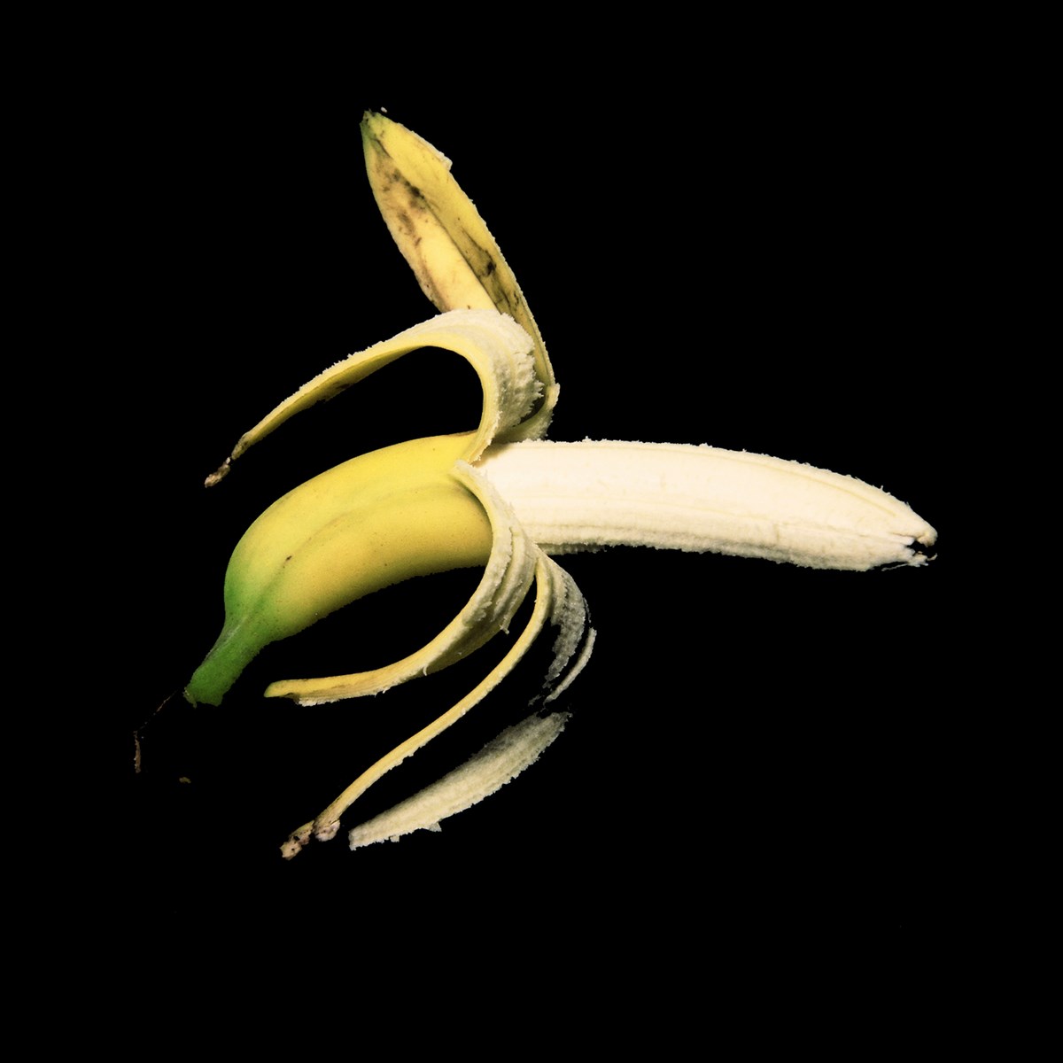 Natalia LL, „Banan II”, 1995–2009, wydruk, płótno, 20 x 20 cm. Dzięki uprzejmości artystki (źródło: materiały prasowe organizatora)