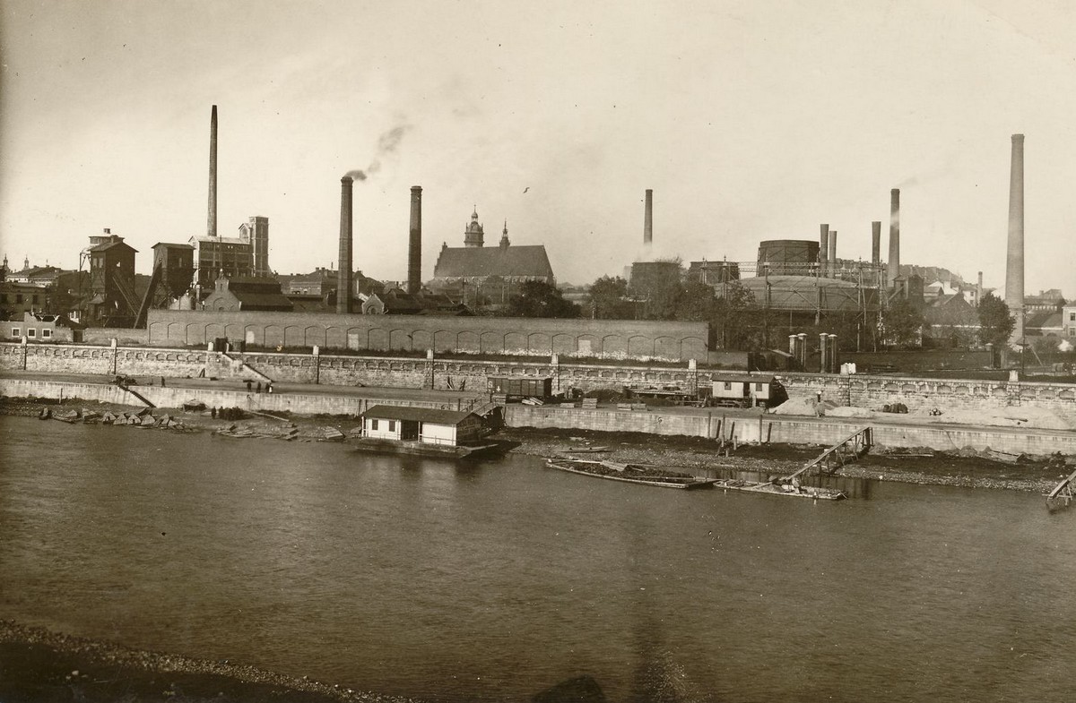 Krakowska gazownia i elektrownia, ok. 1930 r. (źródło: materiały prasowe)