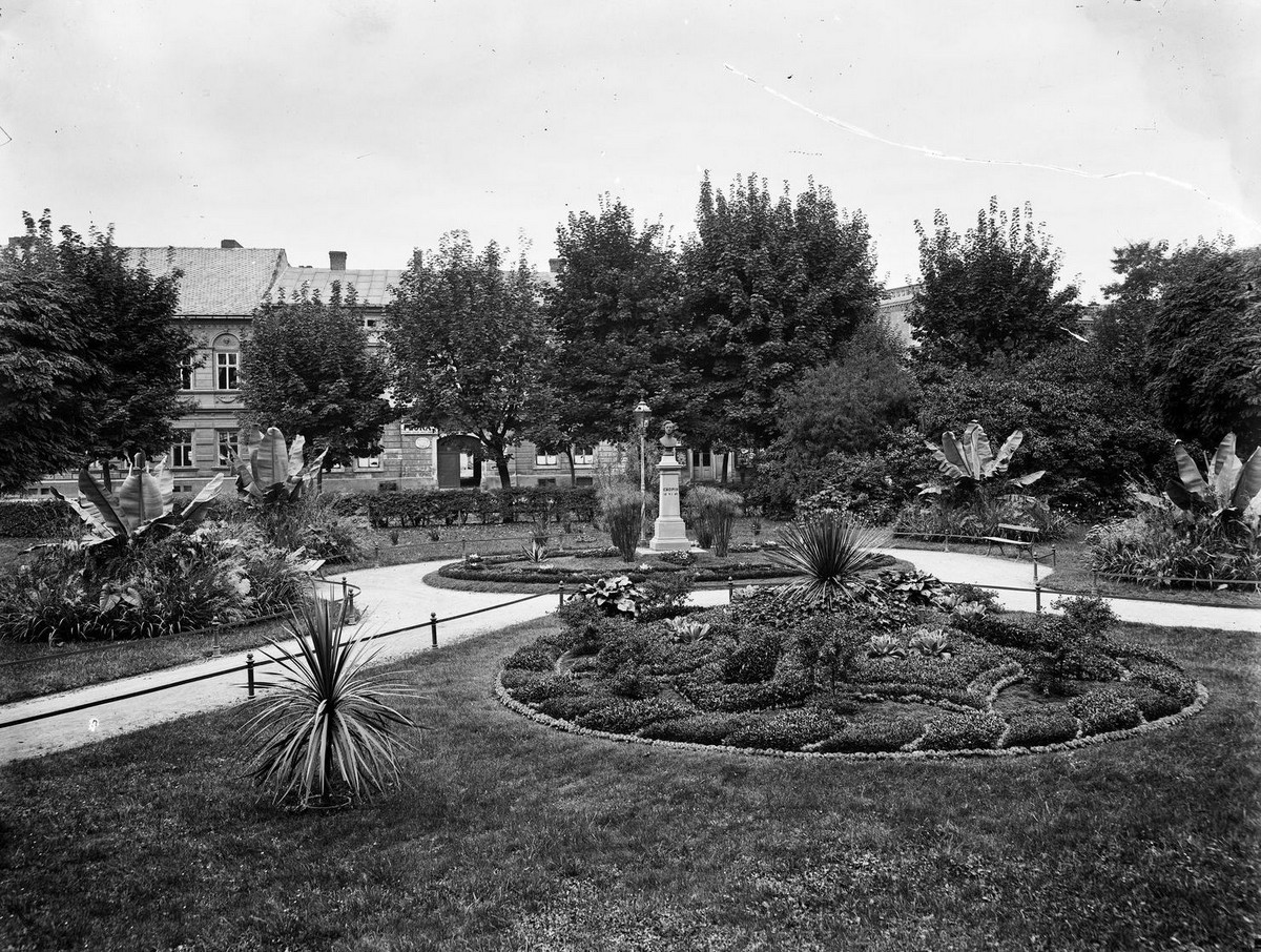 Planty wzdłuż ul. Dunajewskiego, ok. 1900 (źródło: materiały prasowe)