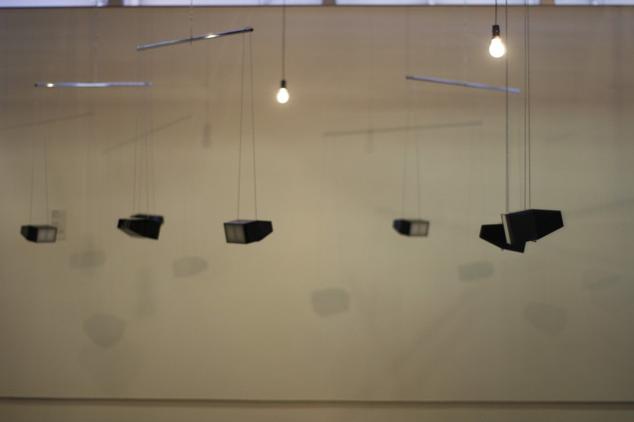 Instalacja Georgii Krawiec „Dychotmia Gniazd” na wystawie „SilesiaTopia” w Rondzie Sztuki, Katowice 2013, fot. Georgia Krawiec (źródło: materiały prasowe organizatora)