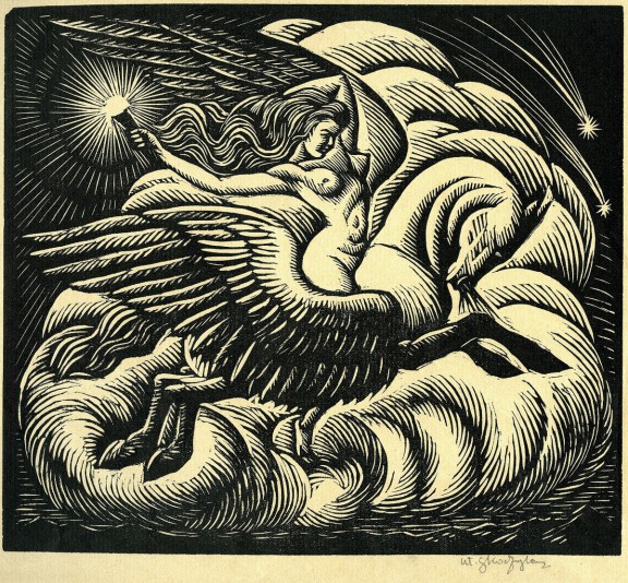 Władysław Skoczylas, „Jutrzenka”, 1920, Muzeum ASP w Warszawie (źródło: materiały prasowe)