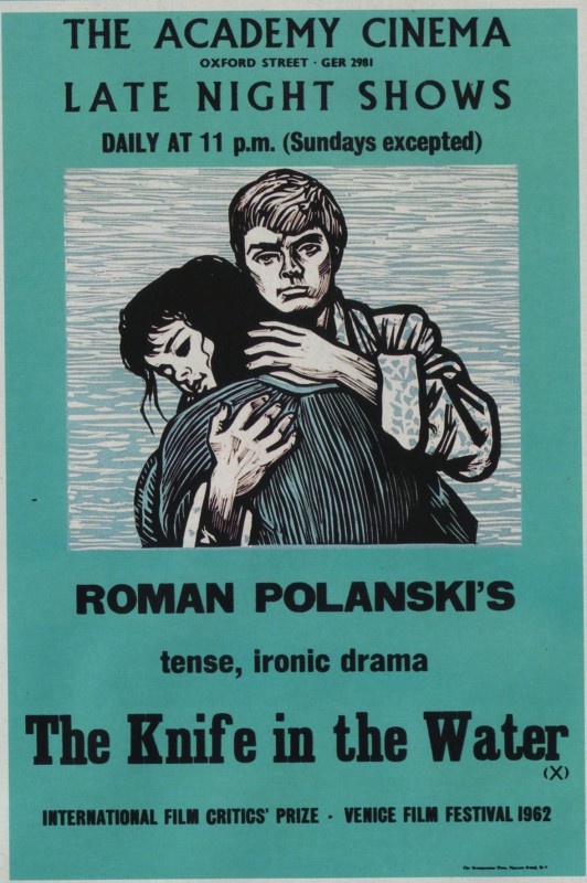 „Nóż w wodzie”, plakat (źródło: materiały prasowe)