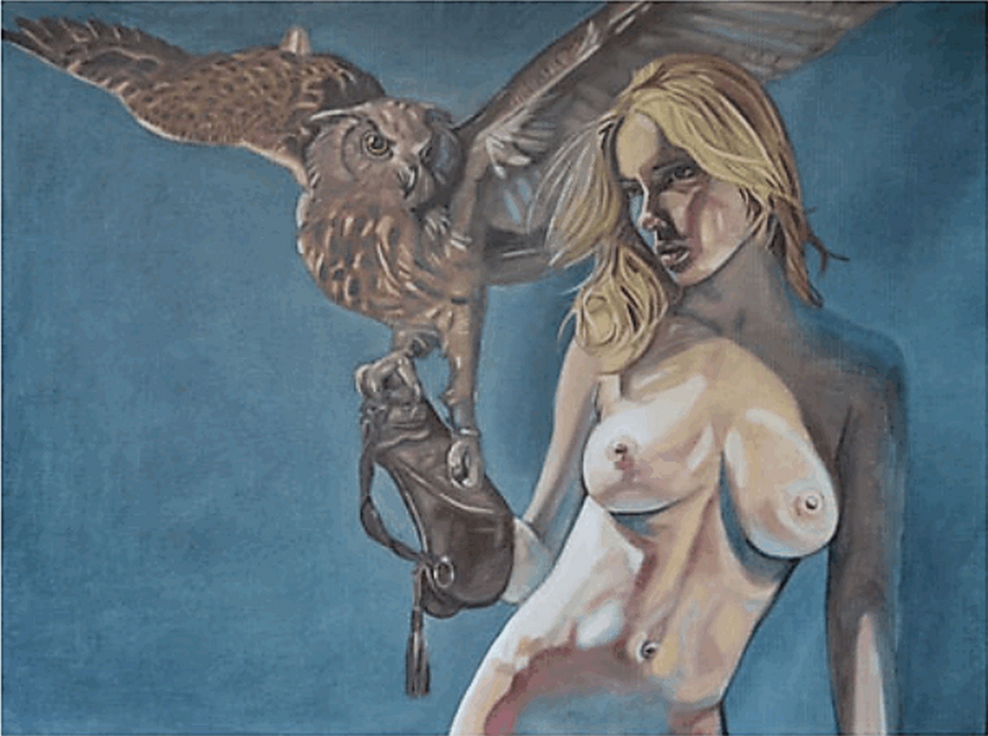 Mateusz Dolatowski, „Beast of Prey”, olej na płótnie, 80/60 cm (źródło: materiały prasowe)
