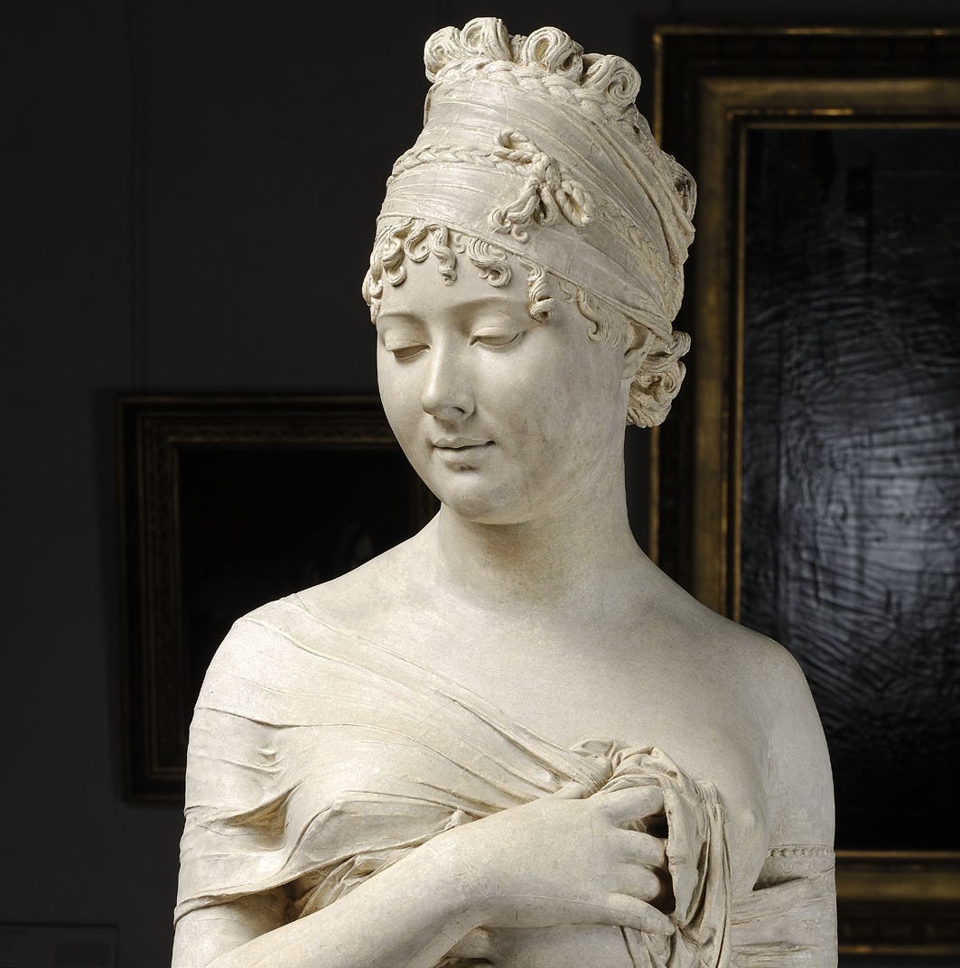 Joseph Chinard, Popiersie Juliette Récamier, 1798, Lyon, Musée des Beaux Arts, fot. © Lyon MBA – Alain Basset (źródło: materiały prasowe organizatora)